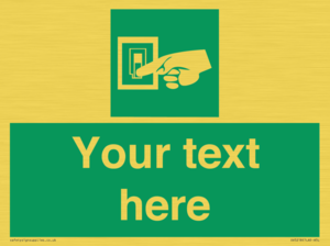 Custom Light Switch Sign